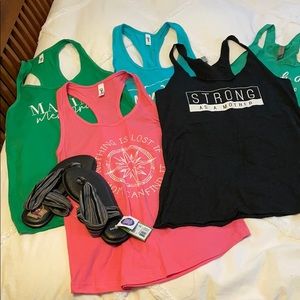 Summer Bundle Sanuk Sandals and Mom Tanks